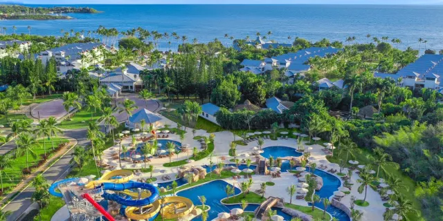 An aerial view of the Dreams La Romana in the Dominican Republic.