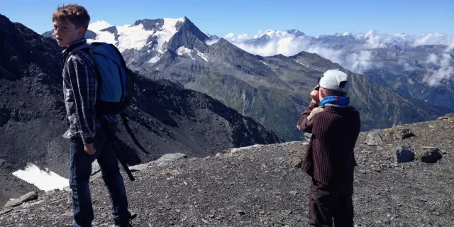 On the Bellecôte Glacier.