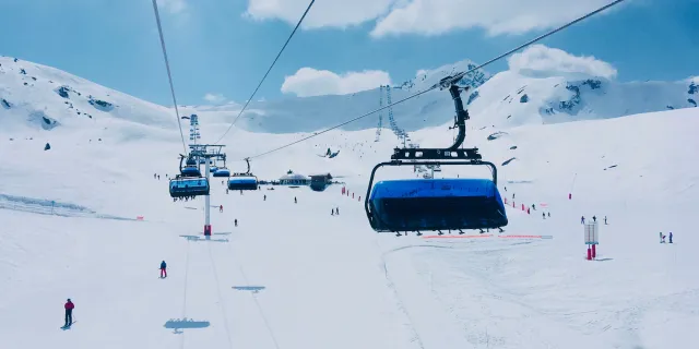 Les Arcs/Peisey-Vallandry ski area.[copyright]Rhonda Carrier.[/copyright]