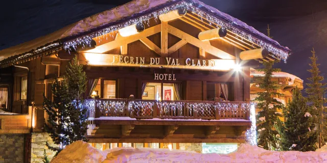 Exterior of Chalet Hotel L'Ecrin, Tignes.